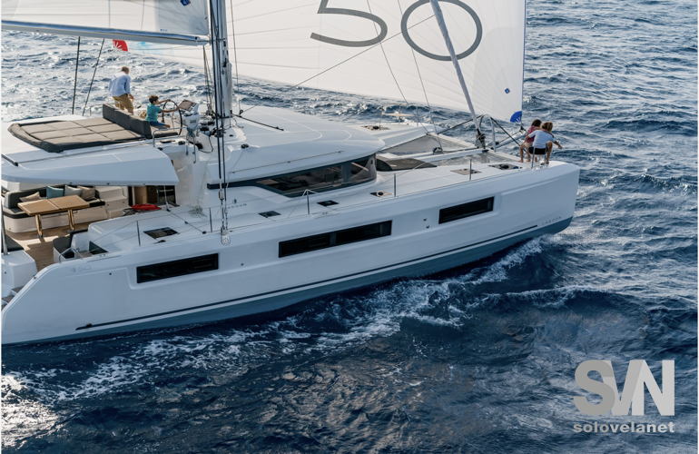 Lagoon 50,dal drone