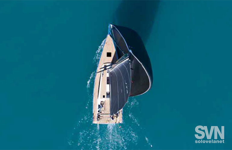 The Fifty, visto dall'alto in navigazione