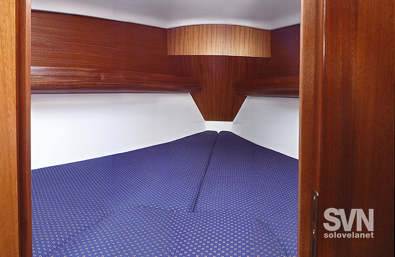 Elan 31, la cabina di prua