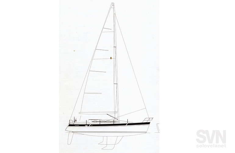 Elan 340, il piano velico