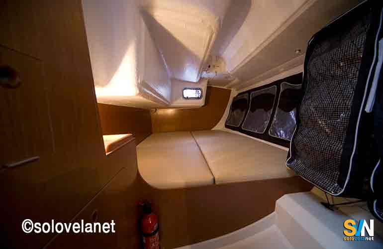 Sun Fast 3200, la cabina di poppa