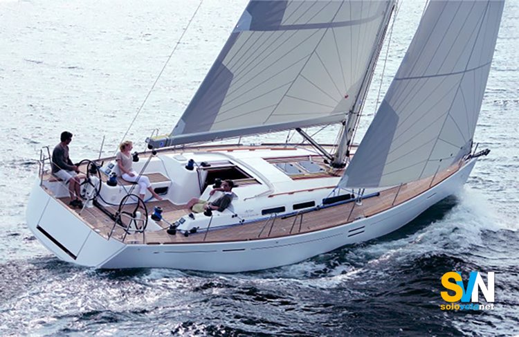 Dufour 45, di bolina