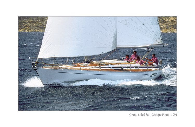 Grand Soleil 38, bolina larga