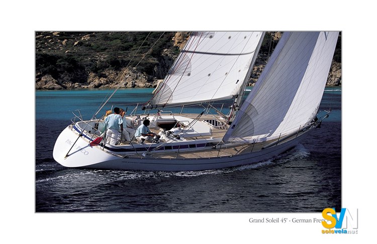 Grand Soleil 45 GF, di bolina