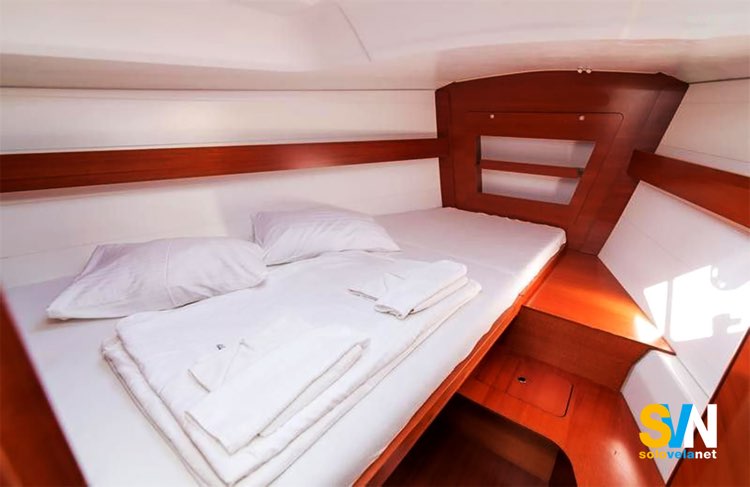 Dufour 375 GL, cabina di prua