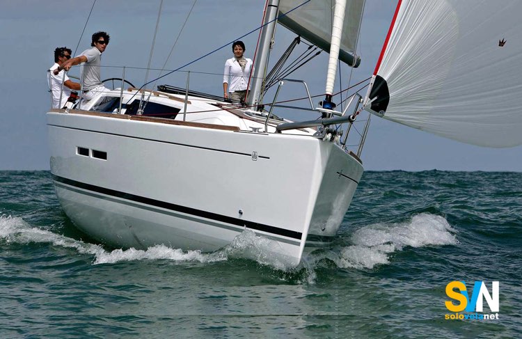 Dufour 375 GL, sotto genanker