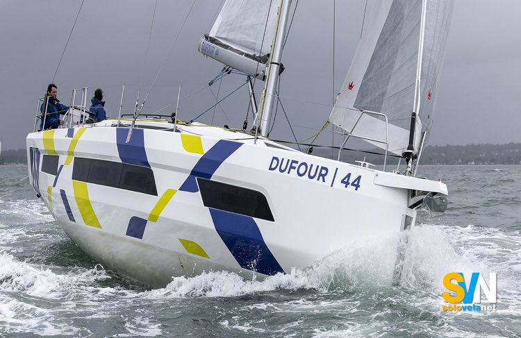 Dufour 44, di bolina