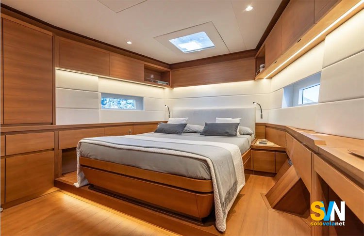 Grand Soleil 65 LC, cabina di prua