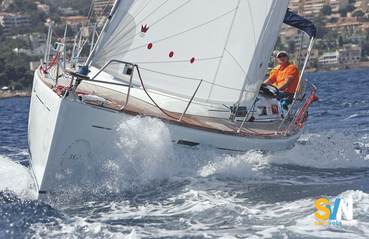 Dufour 365 GL, visto di prua
