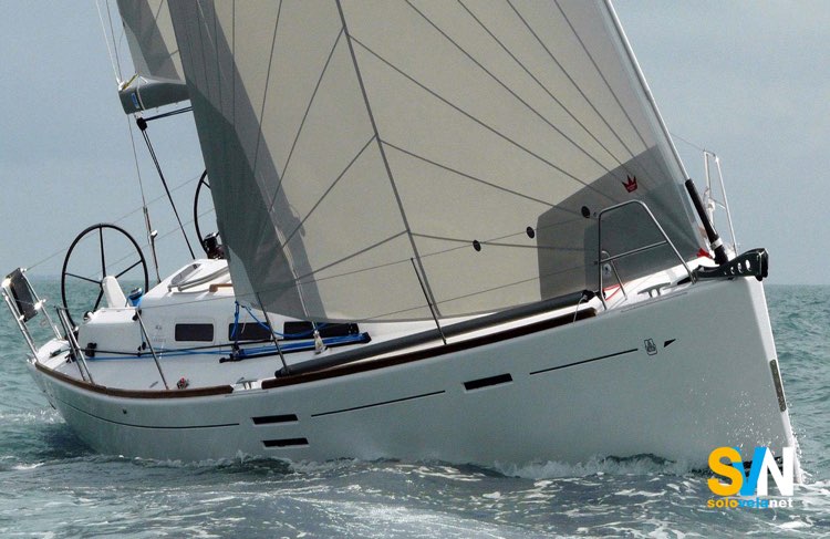 Dufour 40E, di bolina