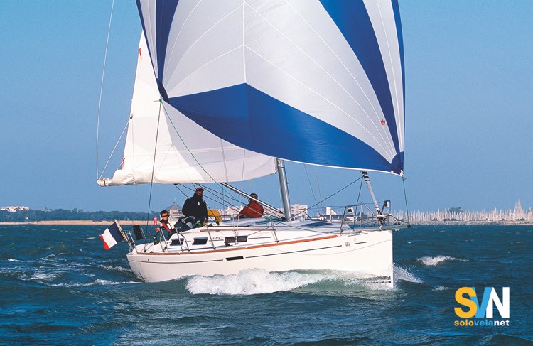 Dufour 35 GL, sotto genanker