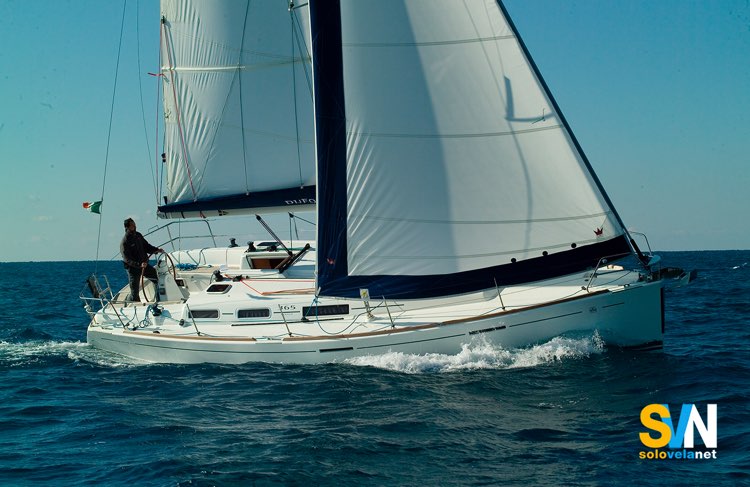 Dufour 365 GL, di bolina