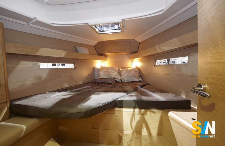 Dufour 410 Gl, cabina di prua