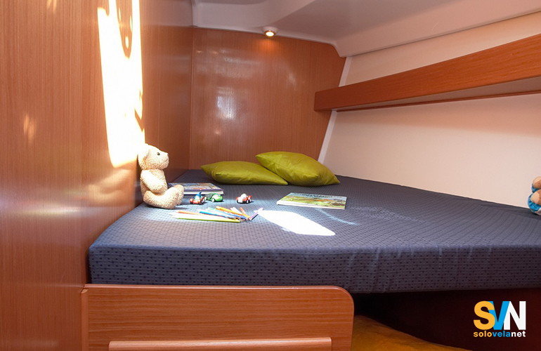 Il Cyclades 50 una delle cabine di poppa