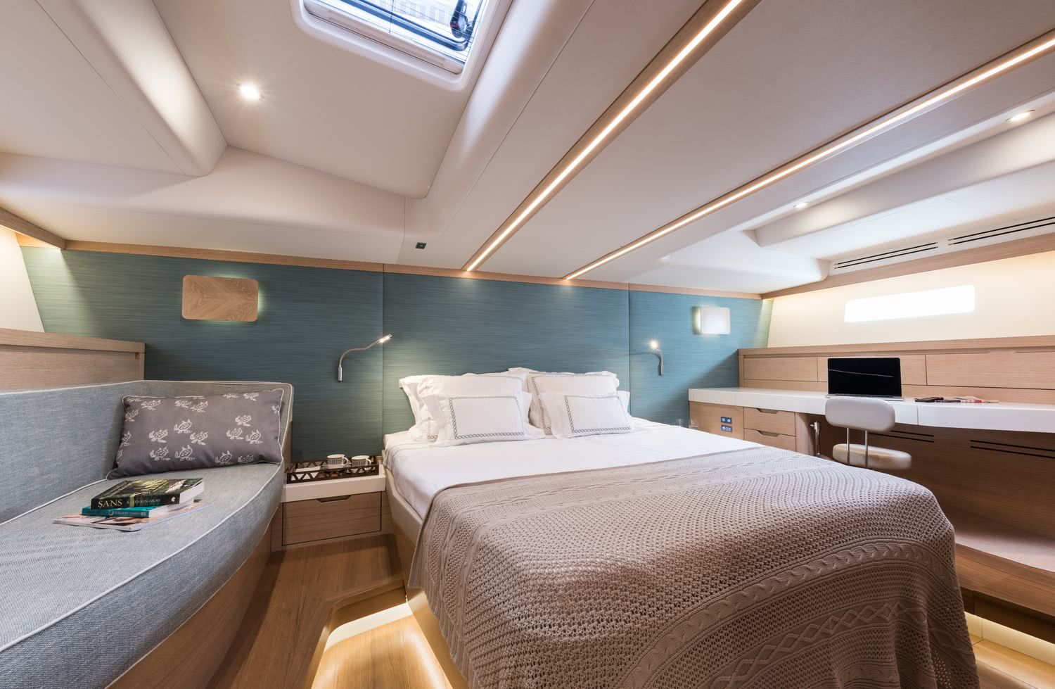 Euphoria 68, la cabina dell'armatore