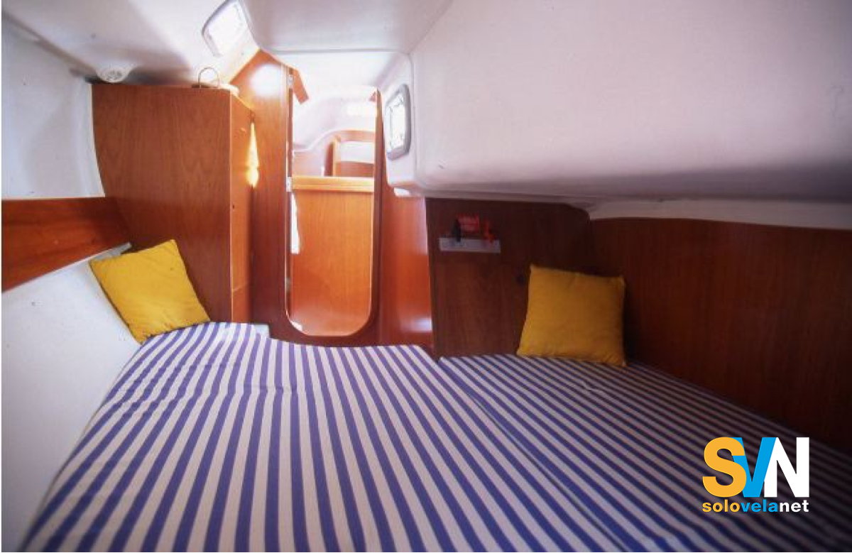 La cabina di poppa del First 300 Spirit