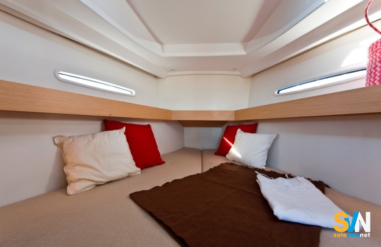 Il First 35, la cabina di prua