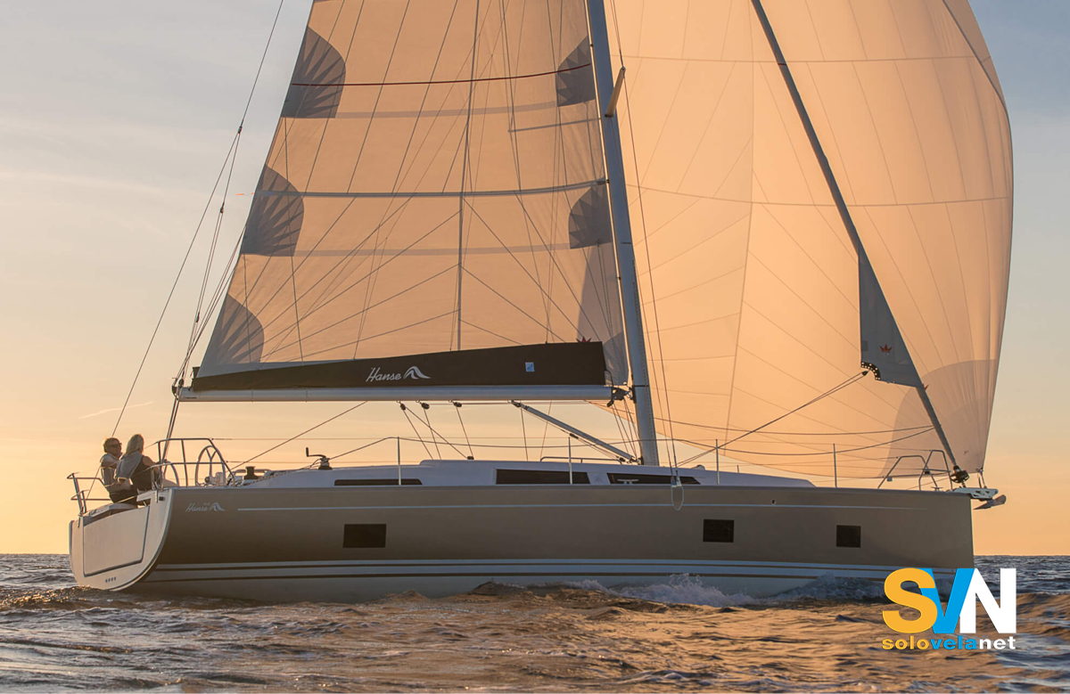 L'Hanse 418 in navigazione