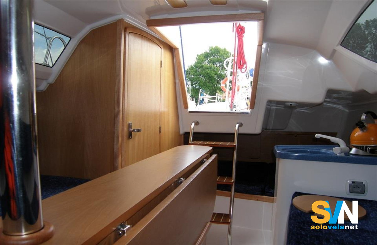 La dinette versione del Maxus 22 a chiglia fissa