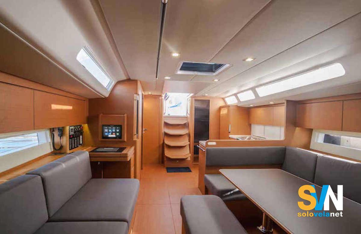 La dinette dell'Ice 52 RS