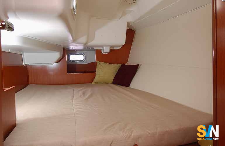 L'Oceanis 37, la cabina di poppa