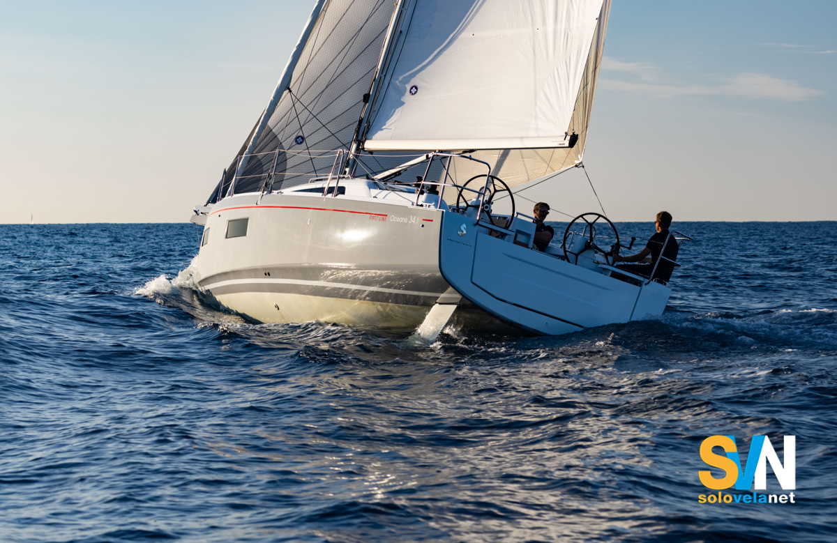 L'Oceanis 34.1 di poppa