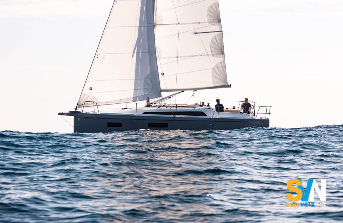 L'Oceanis 34.1 in navigazione