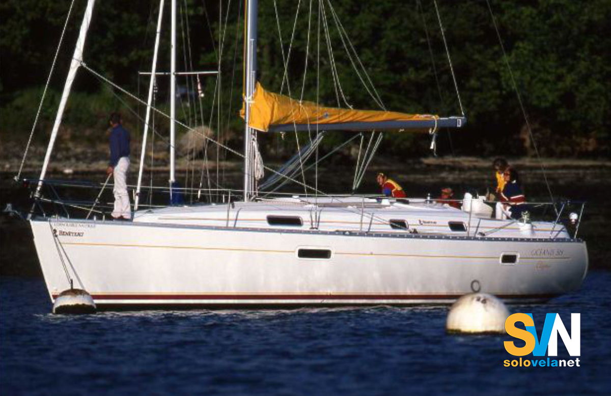 L'Oceanis Clipper 361 all'ancora