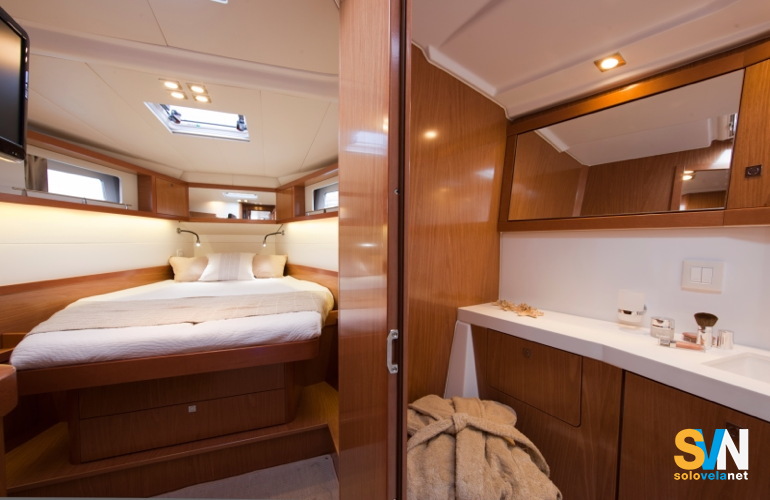 Sense 50, cabina di prua