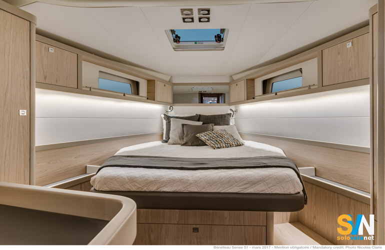Sense 51, la cabina di prua