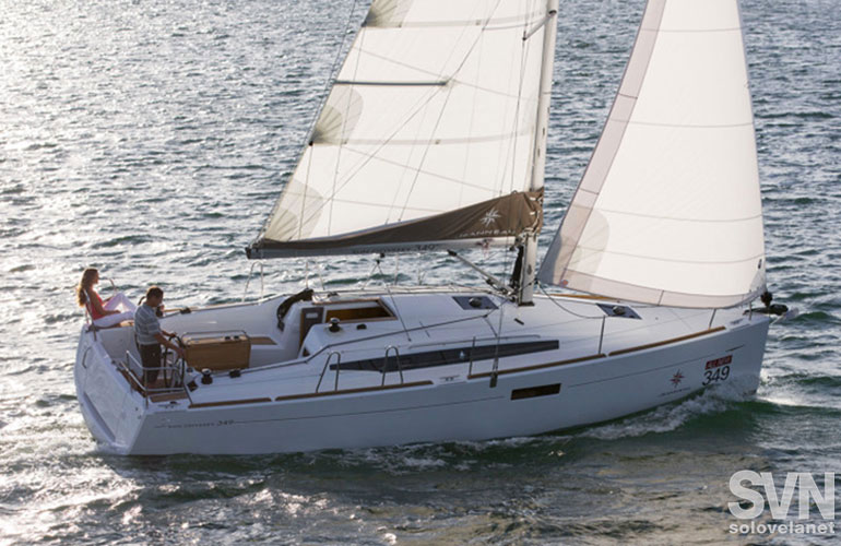 Sun Odyssey 349 in navigazione