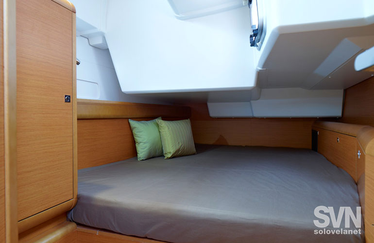 Sun Odyssey 519, una cabina di poppa