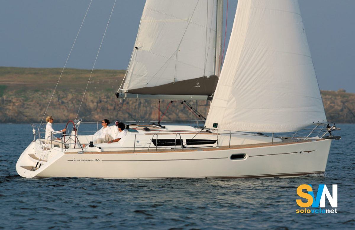 Il Sun Odyssey 36 i in navigazione