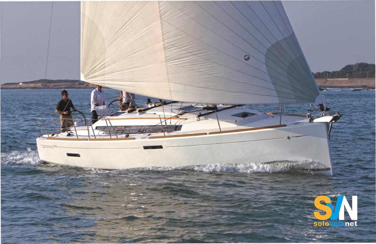 Il Sun Odyssey 379 in navigazione con Code 0