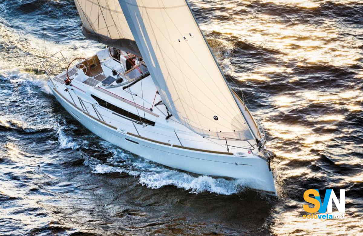 Il Sun Odyssey 379 in navigazione di bolina