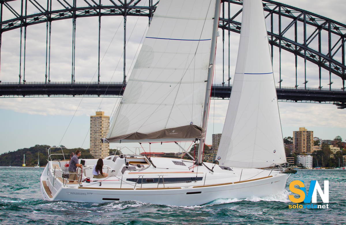 Il Sun Odyssey 379 in navigazione