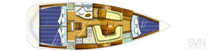 Versione 3 cabine e 1 bagno
