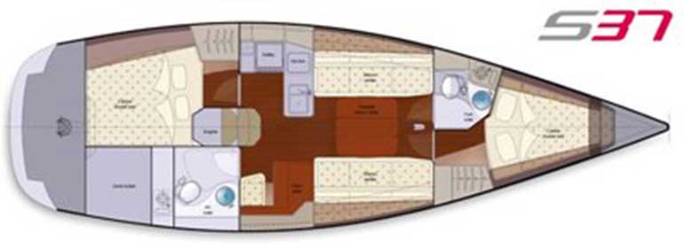 Versione 2 cabine e 2 bagno