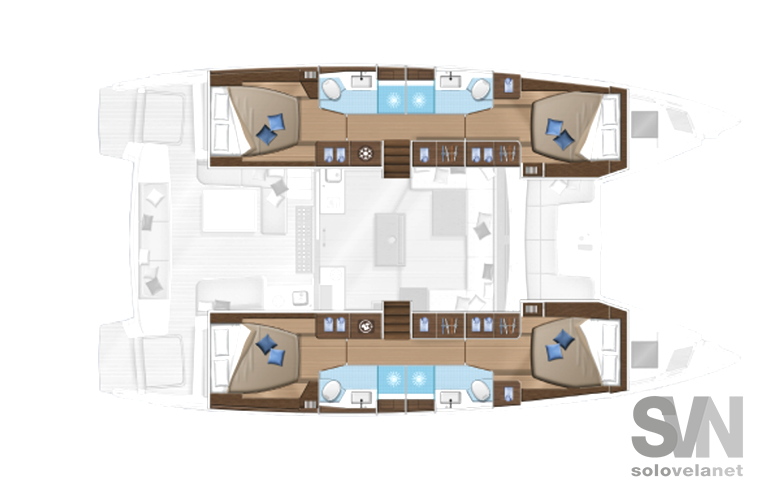 Versione charter a 4 cabine