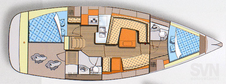 Versione 2 cabine e 2 bagni