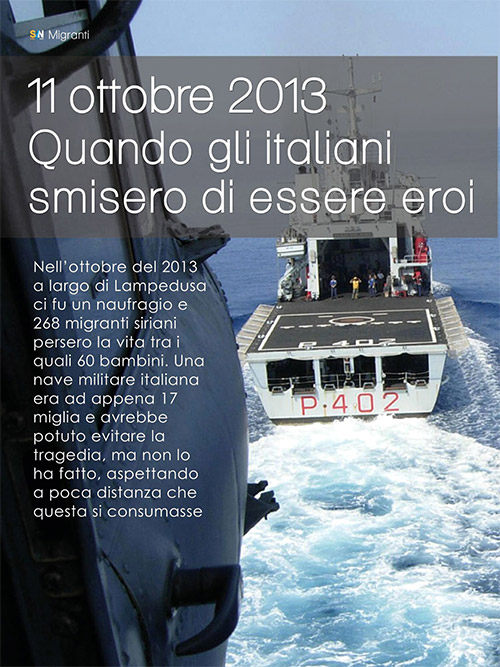 11 ottobre 2013: Quando gli italiani smisero di essere eroi
