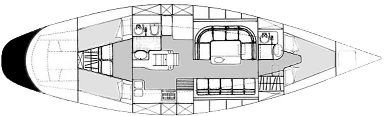 Versione 2 cabine e 2 bagni