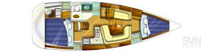 Versione 2 cabine e 1 bagno