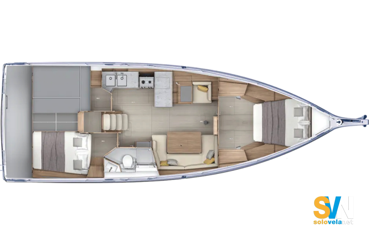 Due cabine 1 bagno