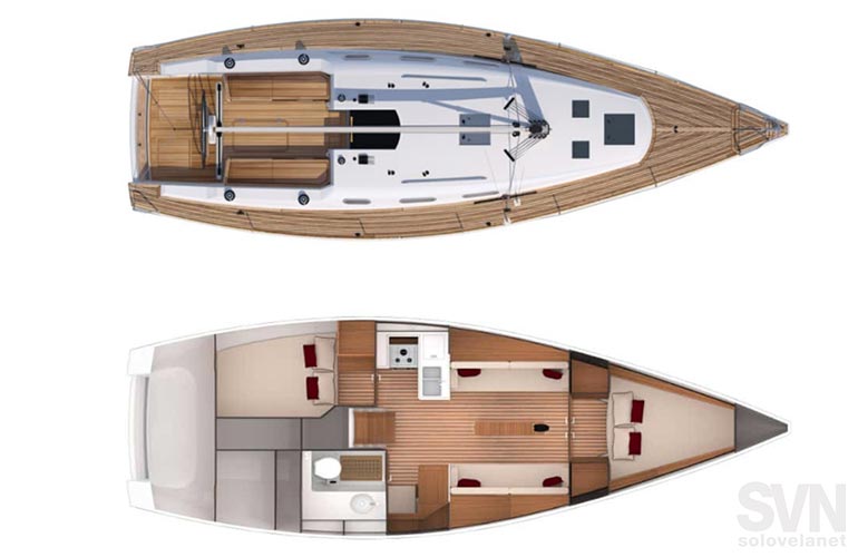 versione 2 cabine e 1 bagno