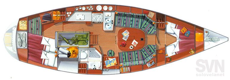 versione 2 cabine e 1 bagno