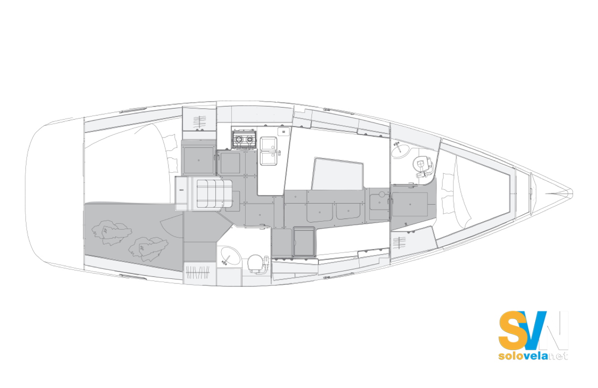 Versione 2 cabine e 2 bagni
